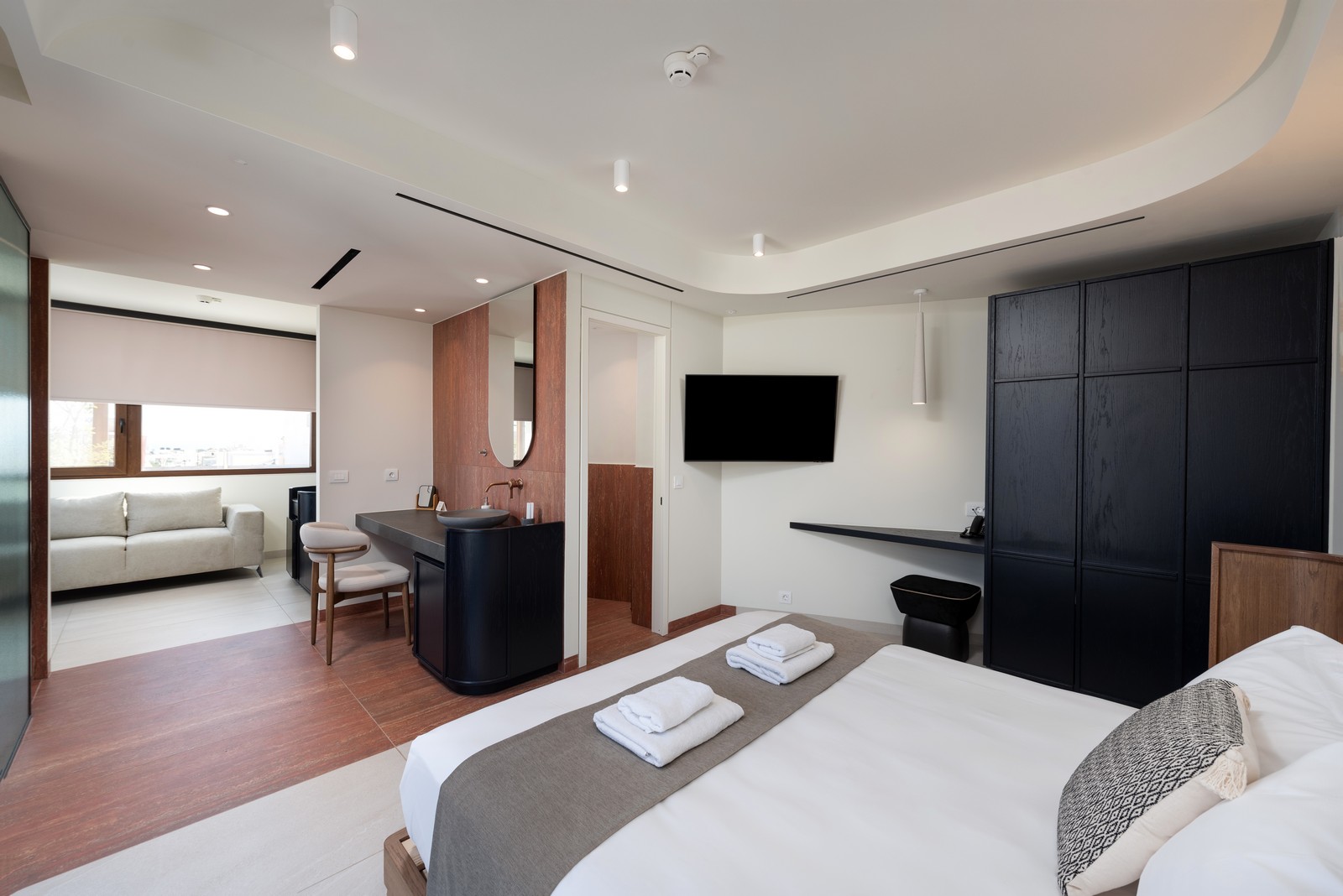 Junior Suite with Sea View & Outdoor Jet Tub in Elounda